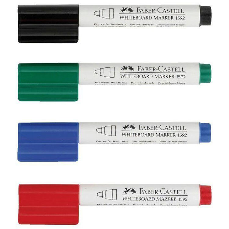 Picture of 5401 FABER CASTELL WHITEBOARD MARKER DRY WIPE